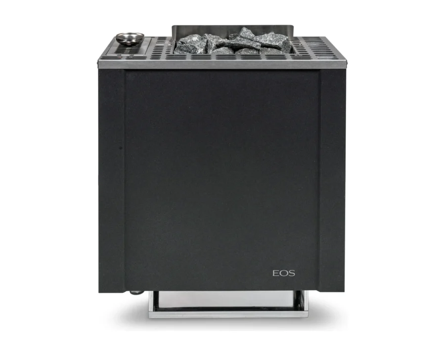 Saunaofen EOS Bi-O Filius W mit 4,5–7,5 kW – Wand-Kombiofen mit Verdampfer, 24 cm tief, Bild 2