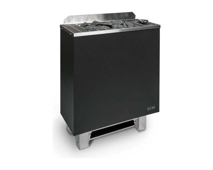 Saunaofen EOS Bi-O Gracil mit 4,5–9 kW – Kombiofen mit Verdampfer, nur 25 cm tief, Bild 2