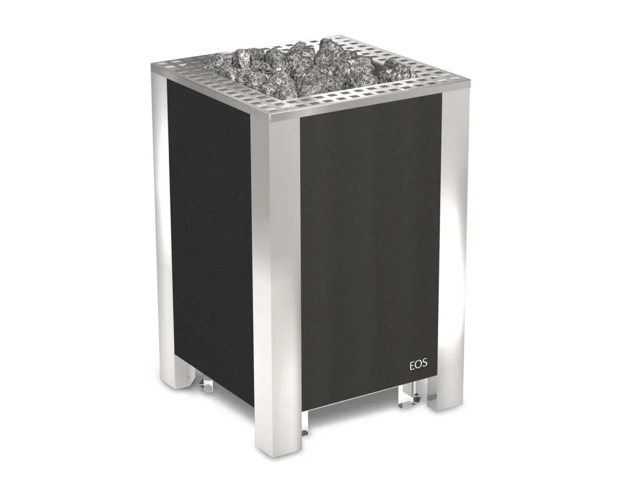 Finnischer Saunaofen EOS BlackRock 12–18 kW – robust für den gewerblichen Betrieb, Bi-O-fähig, aus Edelstahl, Bild 3