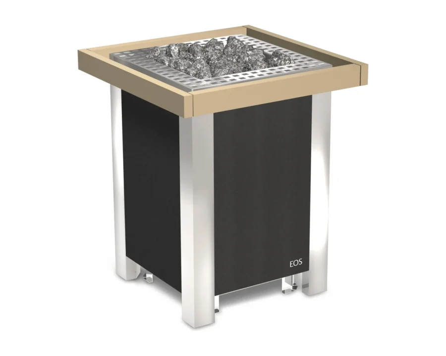 Finnischer Saunaofen EOS BlackRock 12–18 kW – robust für den gewerblichen Betrieb, Bi-O-fähig, aus Edelstahl, Bild 4