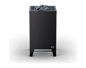 Finnischer Saunaofen EOS Cubo 2 mit 7,5–12 kW – kubischer Standofen mit flacher Rückseite für Glasfronten, Bild 9