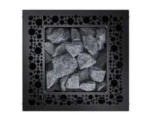 Finnischer Saunaofen EOS Cubo 2 mit 7,5–12 kW – kubischer Standofen mit flacher Rückseite für Glasfronten, Bild 21