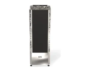 Finnischer Saunaofen EOS Edge 6–9 kW – schlanker Standofen im Tower-Design mit offenem Korb für 100 kg Steine, Bild 4