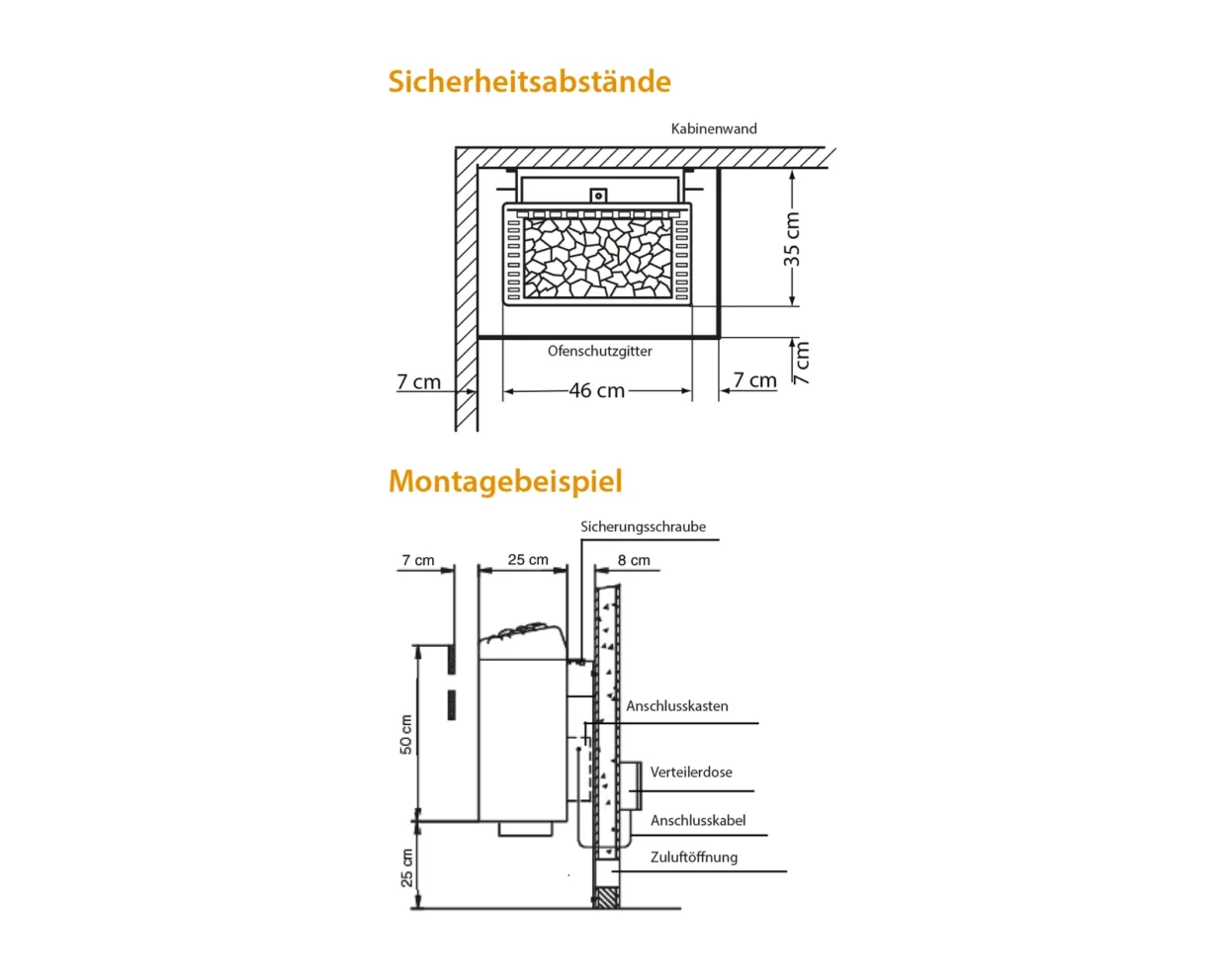 Finnischer Saunaofen EOS Euro 6–12 kW – Stand- und Wandofen mit Dreimantel-Konstruktion, auch gewerblich, Bild 7