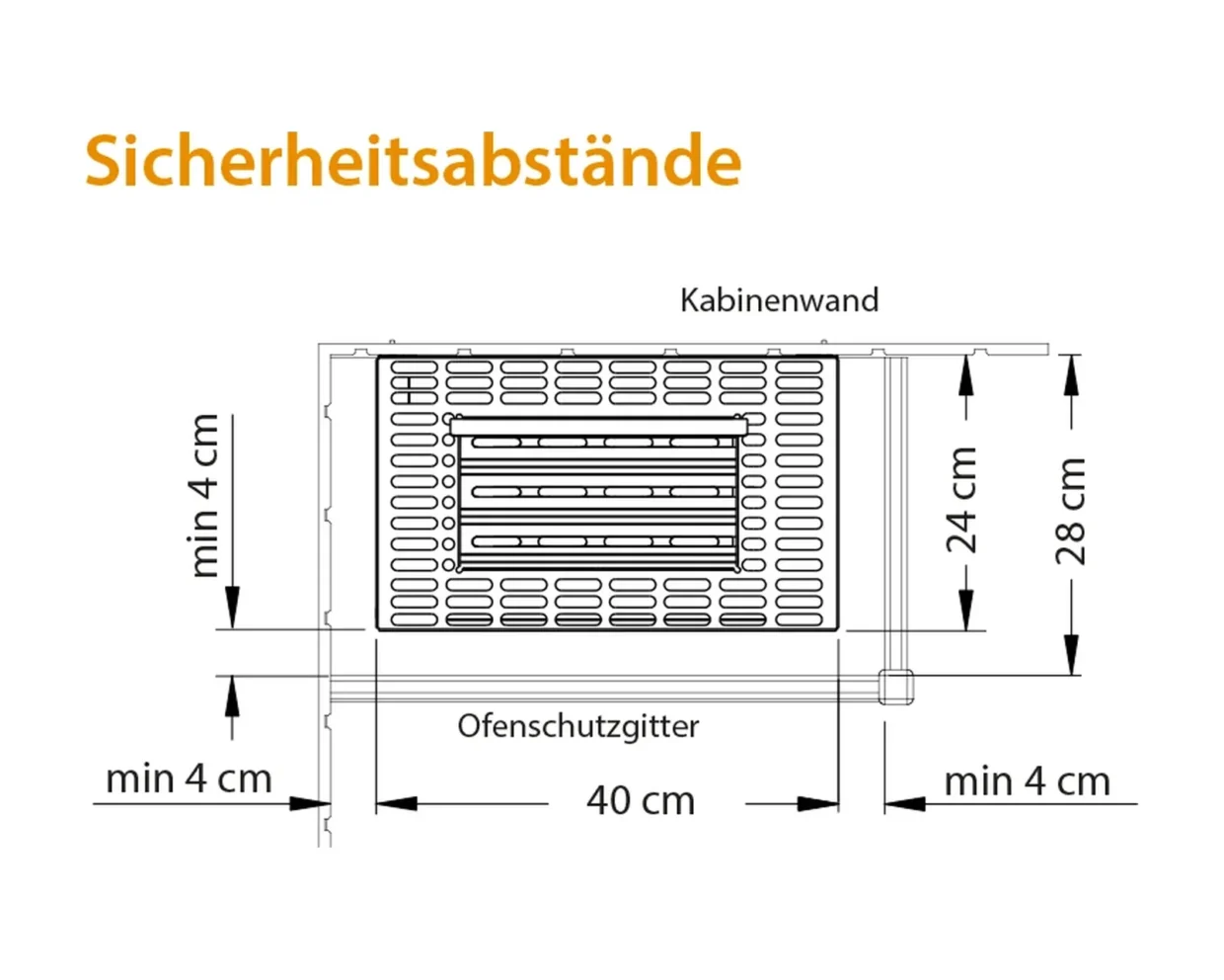 Finnischer Saunaofen mit Steuerung EOS Filius Control W 4,5–7,5 kW – Wandofen mit nur 24 cm Bautiefe, Bild 4