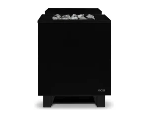 Finnischer Saunaofen EOS Gracil 4,5–9 kW – platzsparender Standofen mit 25 cm Tiefe und Dreimantel-Technik, Bild 4