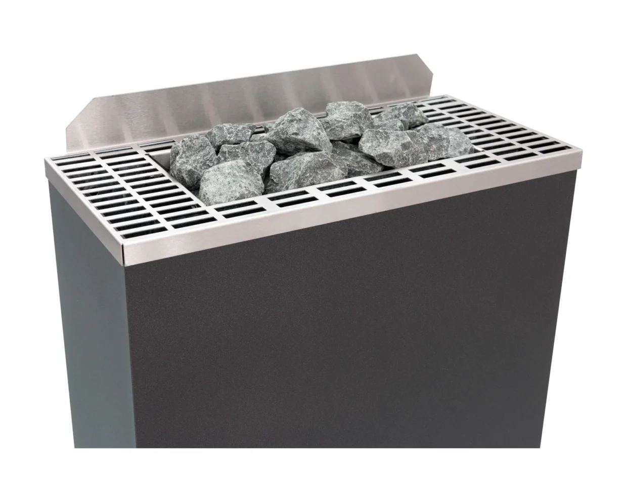 Finnischer Saunaofen EOS Gracil 4,5–9 kW – platzsparender Standofen mit 25 cm Tiefe und Dreimantel-Technik, Bild 8