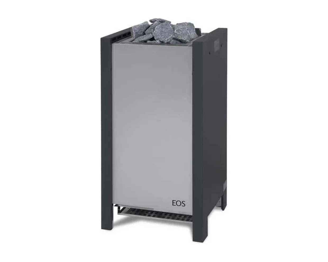 Finnischer Saunaofen EOS Herkules S25 7,5–9 kW – Standofen mit flacher Rückwand und 25 kg Steinkorb, Bild 2