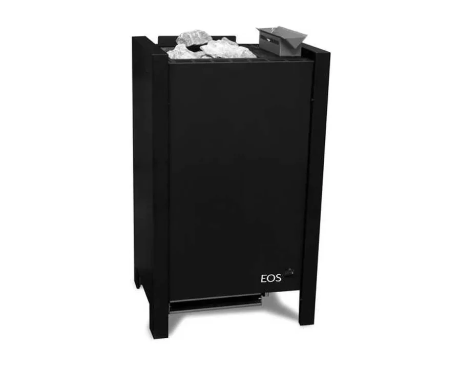 Kombi-Saunaofen mit Verdampfer EOS Herkules S25 Vapor 7,5–9 kW – Standofen mit 25 kg Steinkorb und Duftschale, Bild 3