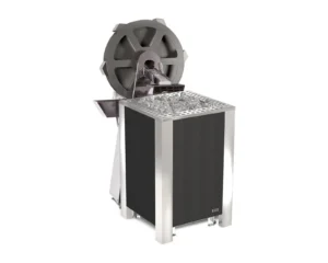 Finnischer Saunaofen EOS Mühlensauna 9,0–18,0 kW – Design-Ofen mit drehendem Mühlenrad, Bild 4