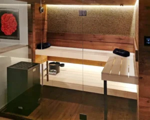 Finnischer Saunaofen EOS Mythos S35 7,5–9 kW – kubistischer Design-Standofen mit 35 kg Steinvolumen, Bild 14
