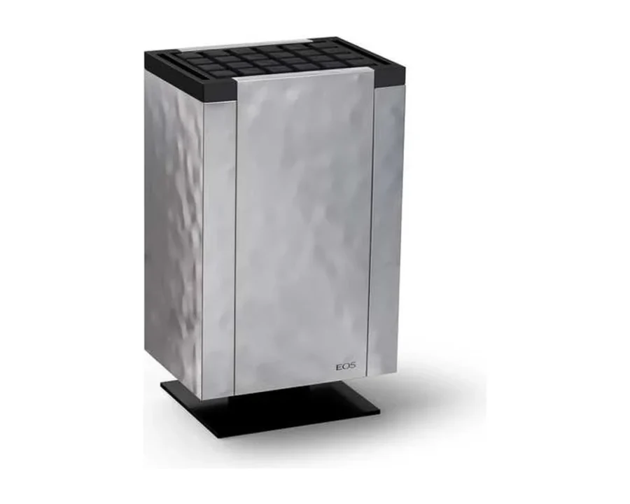 Finnischer Saunaofen EOS Mythos S45 12–15 kW – Design-Standofen mit 45 kg Steinvolumen und 8 m Kabel, Bild 5