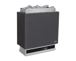 Finnischer Saunaofen EOS P1 W 12–15 kW – flacher Wandofen aus Volledelstahl mit rund 30 kg Steinkorb, Bild 5