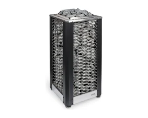Finnischer Saunaofen EOS Saunadome II 9,0–18,0 kW – Standofen mit offenem Steinkorb, Bild 2