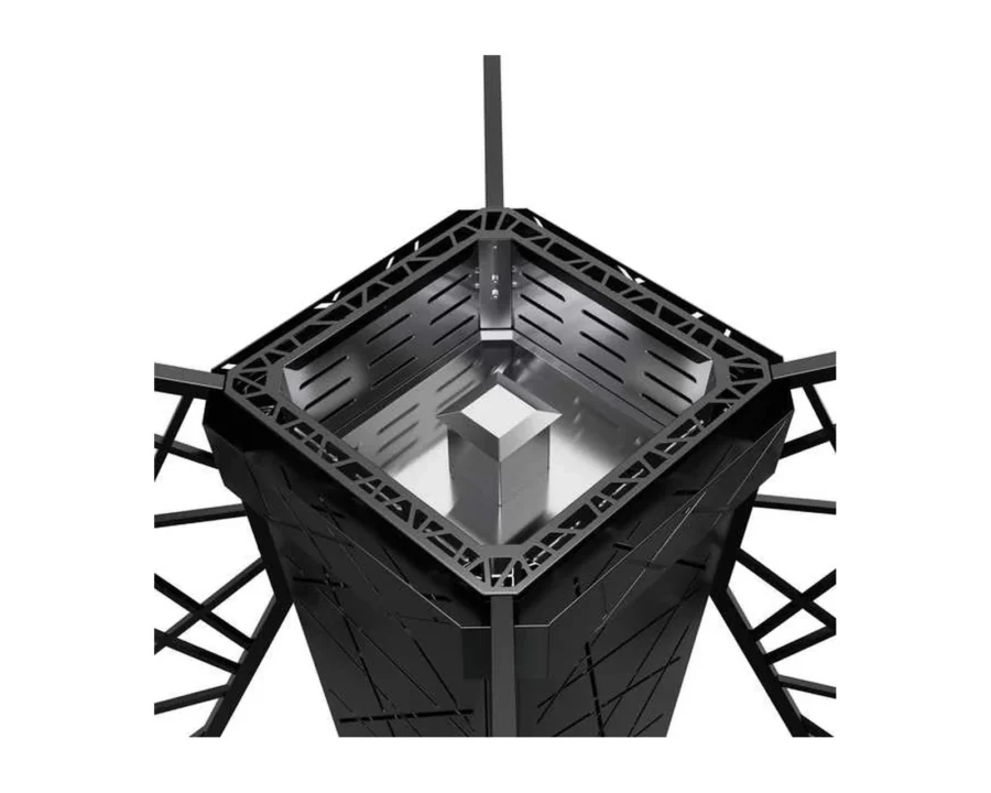 Finnischer Saunaofen EOS Structure 6,0–12,0 kW – Design-Ofen mit schwebender Stabstruktur, Bild 5