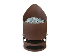Finnischer Saunaofen EOS Zeus HD 20–36 kW – runder Heavy-Duty-Ofen mit 60 kg Steinkorb, Bild 3