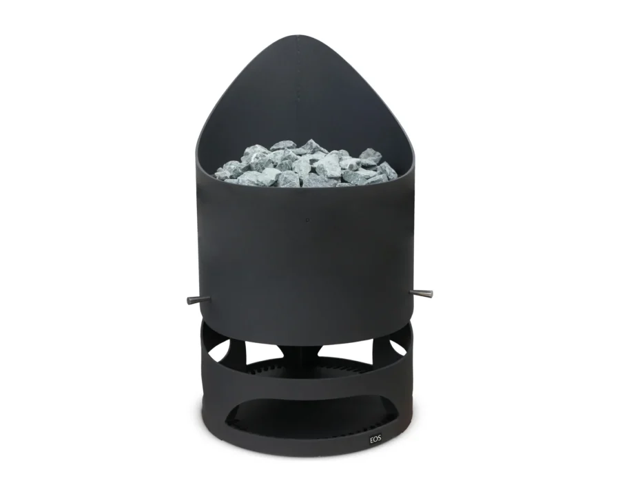 Finnischer Saunaofen EOS Zeus HD 20–36 kW – runder Heavy-Duty-Ofen mit 60 kg Steinkorb, Bild 5