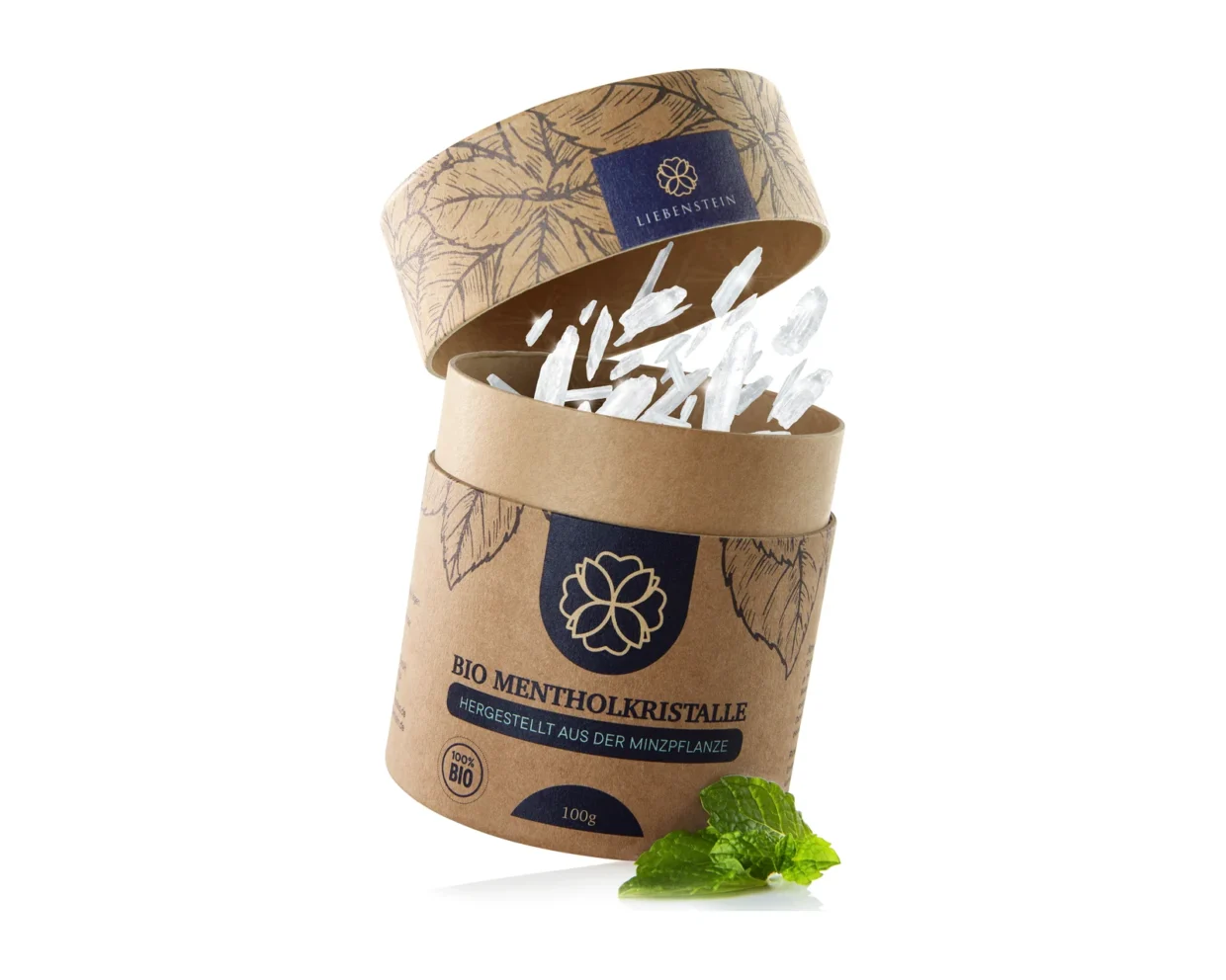 Bio Mentholkristalle für die Sauna – Liebenstein aus naturbelassener Minze, ohne künstliche Zusätze