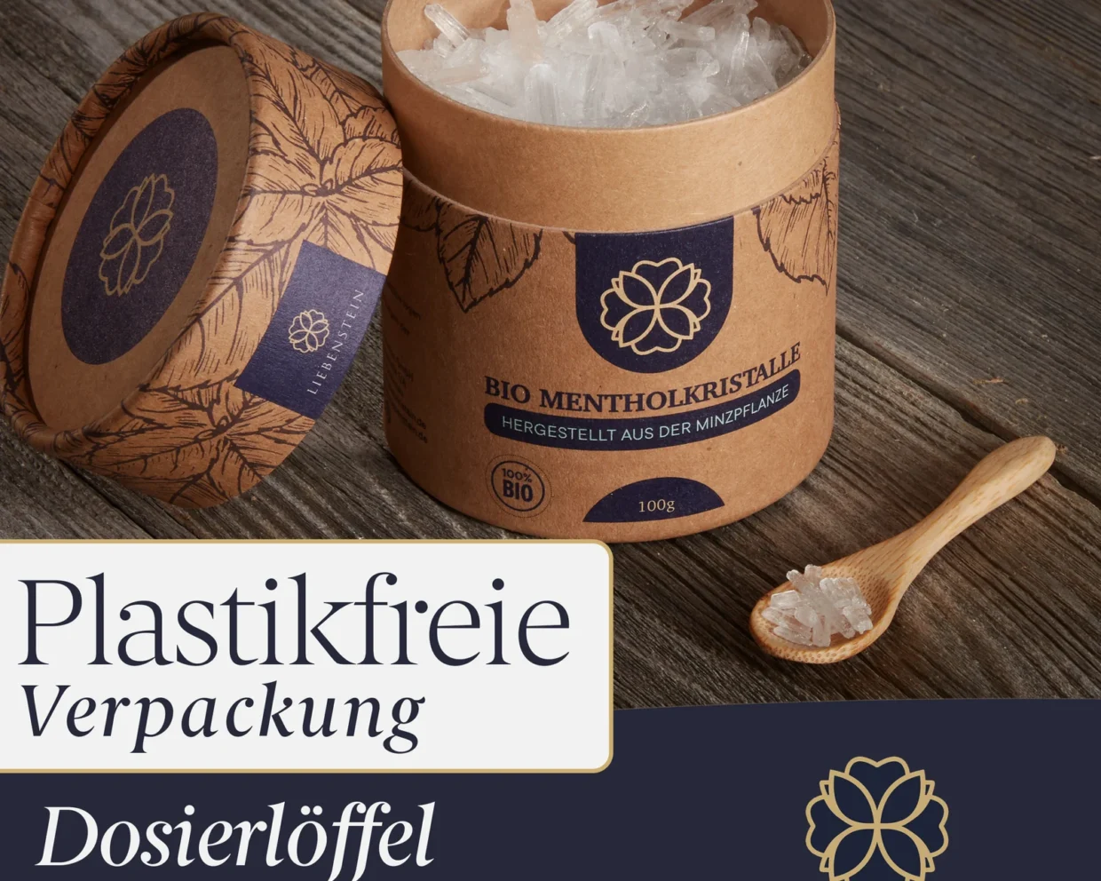 Bio Mentholkristalle für die Sauna – Liebenstein aus naturbelassener Minze, ohne künstliche Zusätze, Bild 2