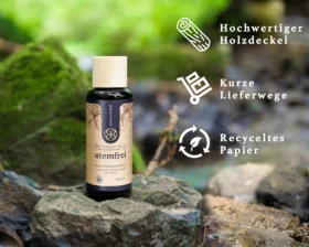 Bio Saunaaufguss Atemfrei von Liebenstein – Minze, Eukalyptus und Latschenkiefer, 100 ml, Bild 2