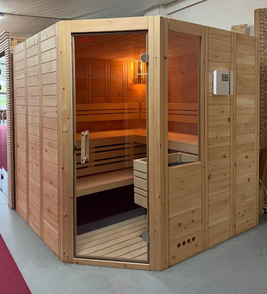 Massivholzsauna Athen 1F