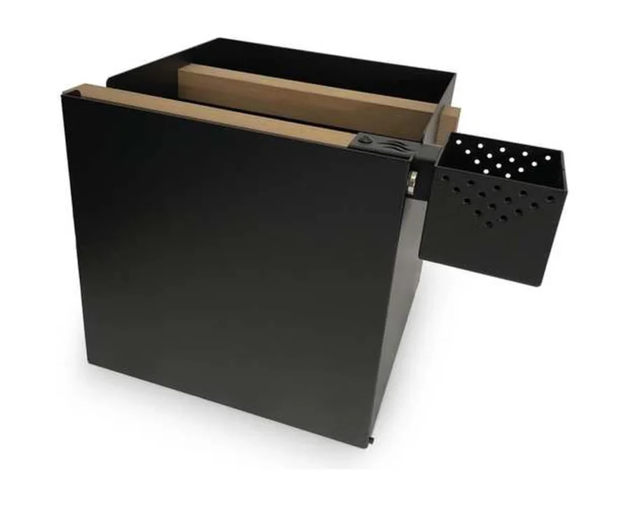 Sauna Set Premium 2-teilig in Schwarz matt – EOS Saunakübel und Stahl-Wasserkelle, Bild 2