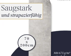 Saunatuch Saugstark 70 × 200 cm von Liebenstein – 625 g/m² aus samtweicher Baumwolle, Bild 3