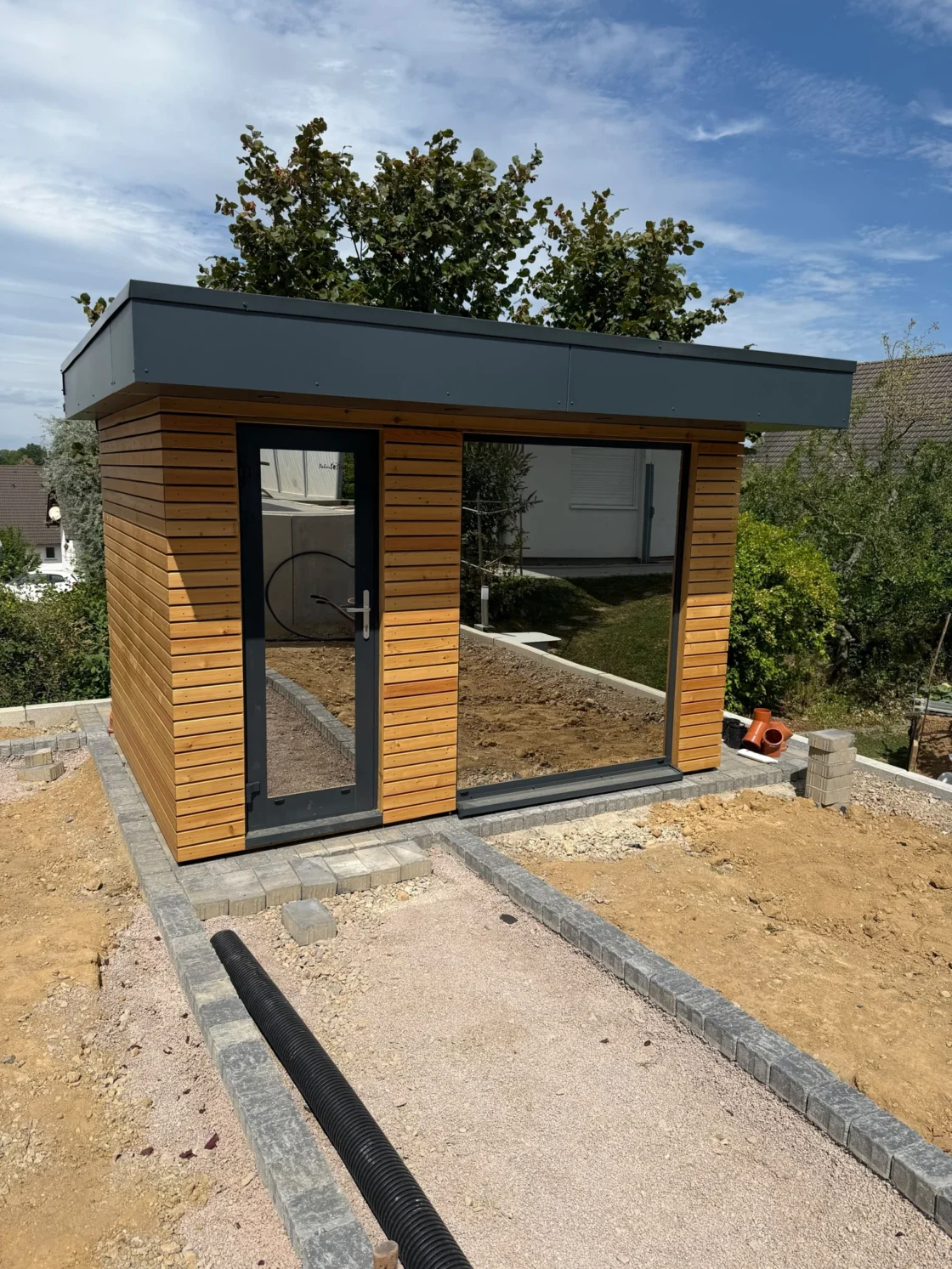 Gartensauna, freistehend