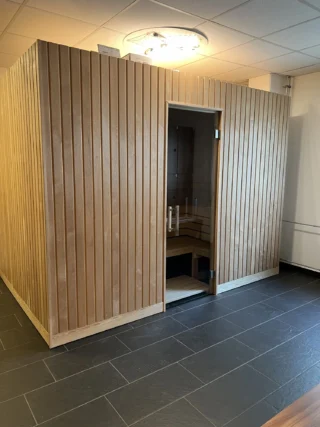 Standardsauna in Erle – feste Maße
