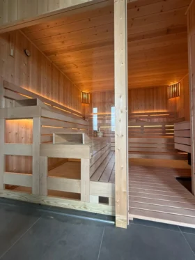 Standardsauna in Zirbe – feste Maße