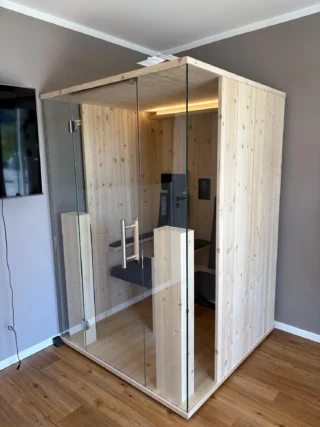 Infrarotkabine Aura mit Glasecke