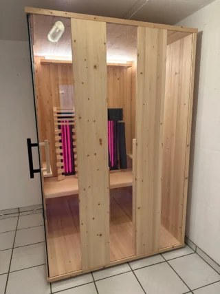 Infrarotkabine Aura mit Glasfront