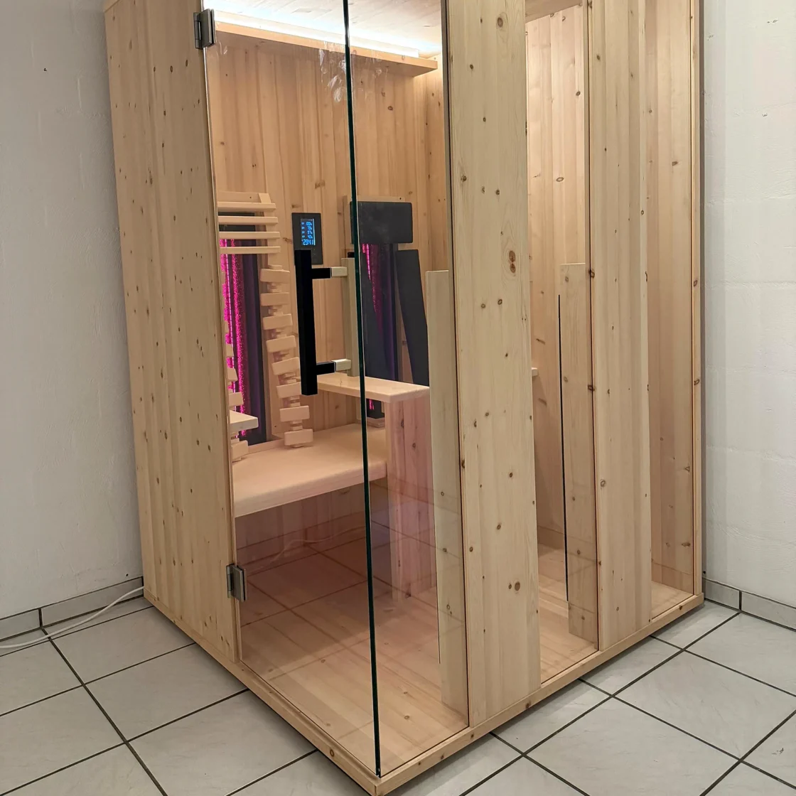 Infrarotkabine Aura mit Glasfront